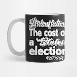 INFLATION BIDENFLATION SHIRT, STICKERS, AND MORE Mug